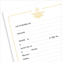 Avis de décès - Desplanches