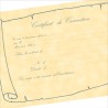 Certificat en parchemin - Desplanches